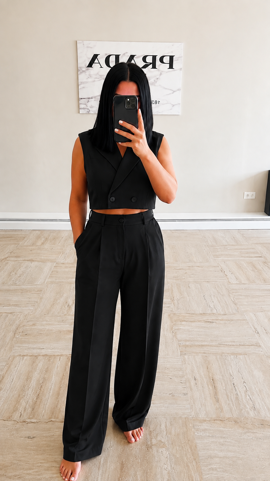 SET GILET + PANTALONE PALAZZO