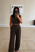 SET GILET + PANTALONE PALAZZO